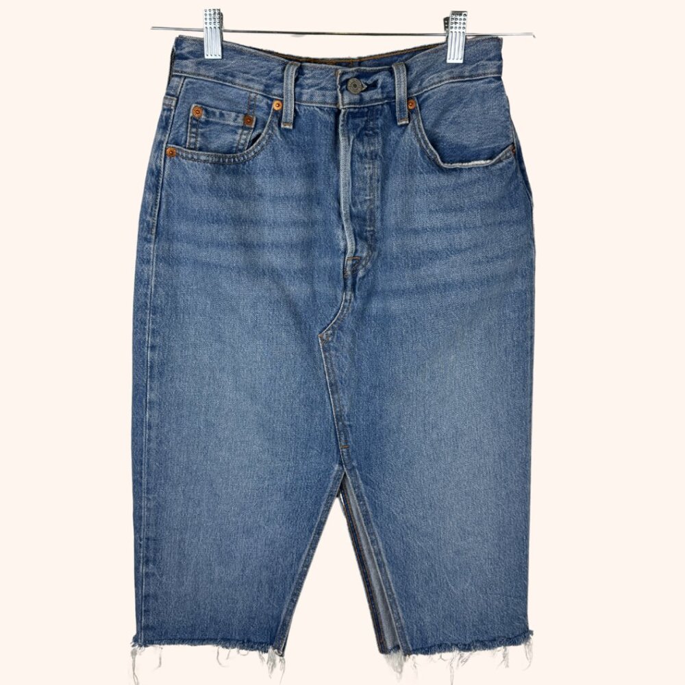 Levi's Capital E Levi's Premium Quality Line Denim Pencil Skirt